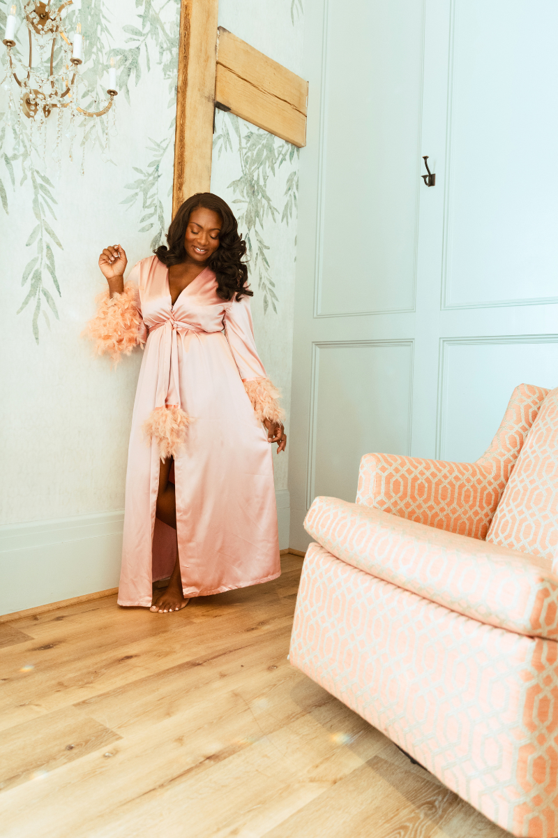 Rosy Embrace Sleep Robe